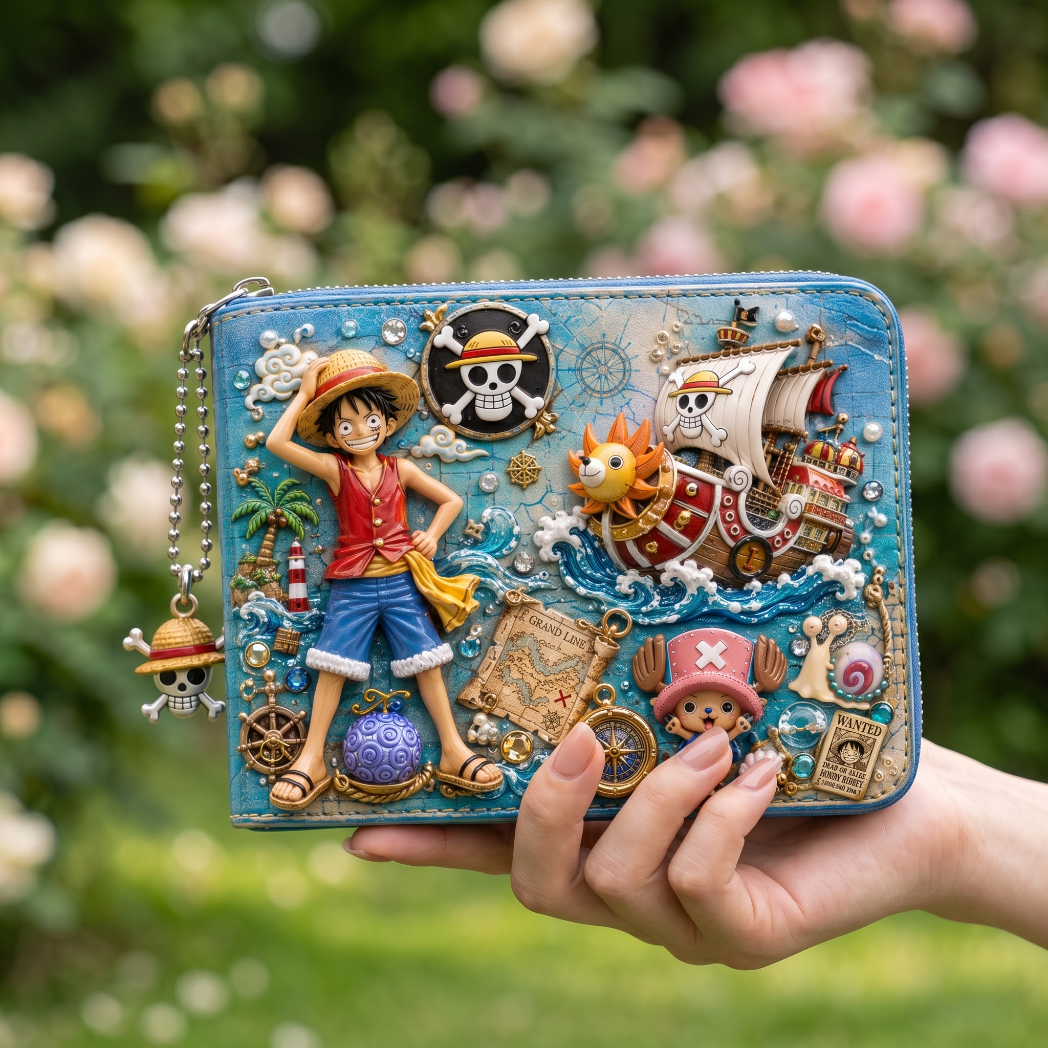 Premium OPC Handmade 3D Collage Wallet HTTT