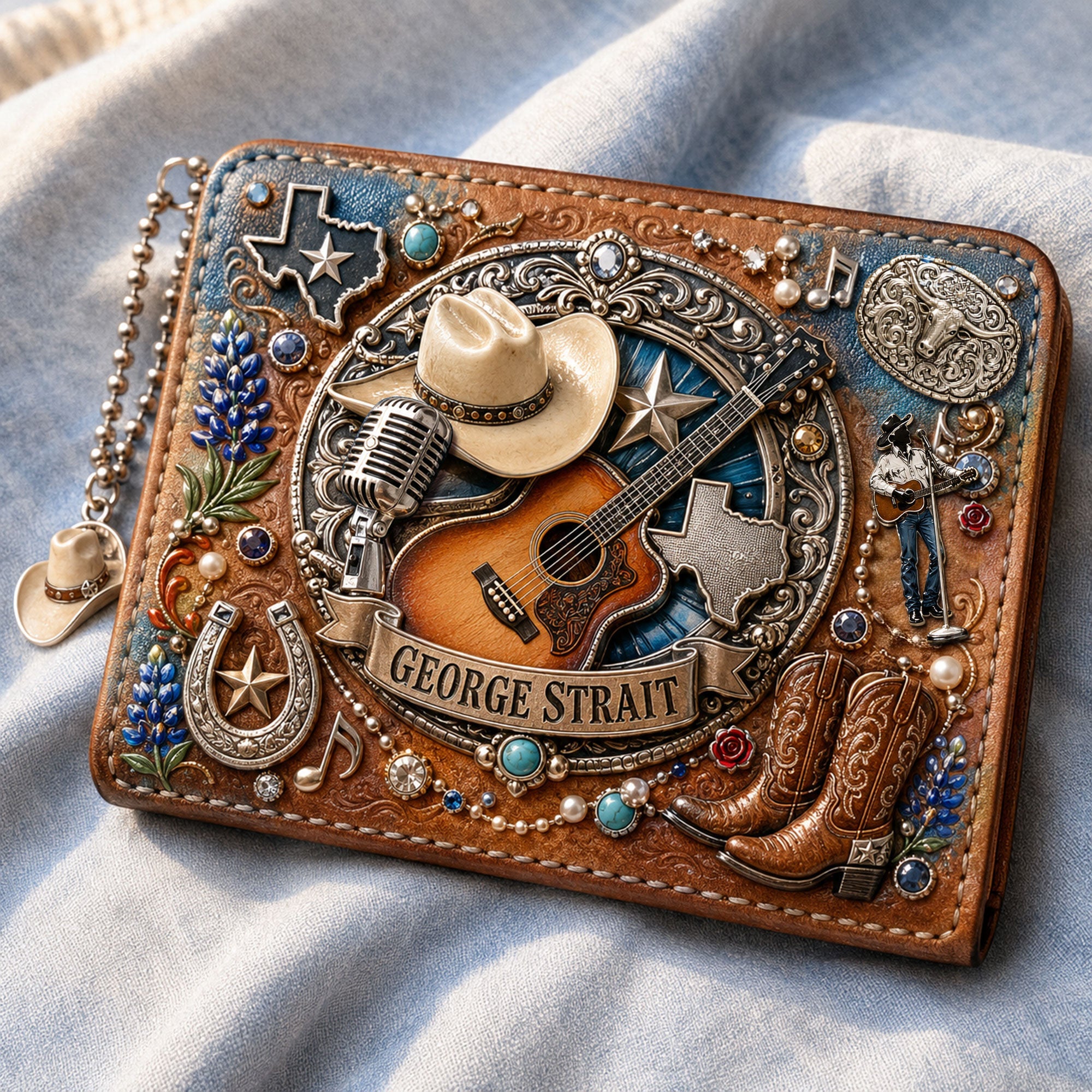 Premium GGST Handmade 3D Collage Wallet HTTT