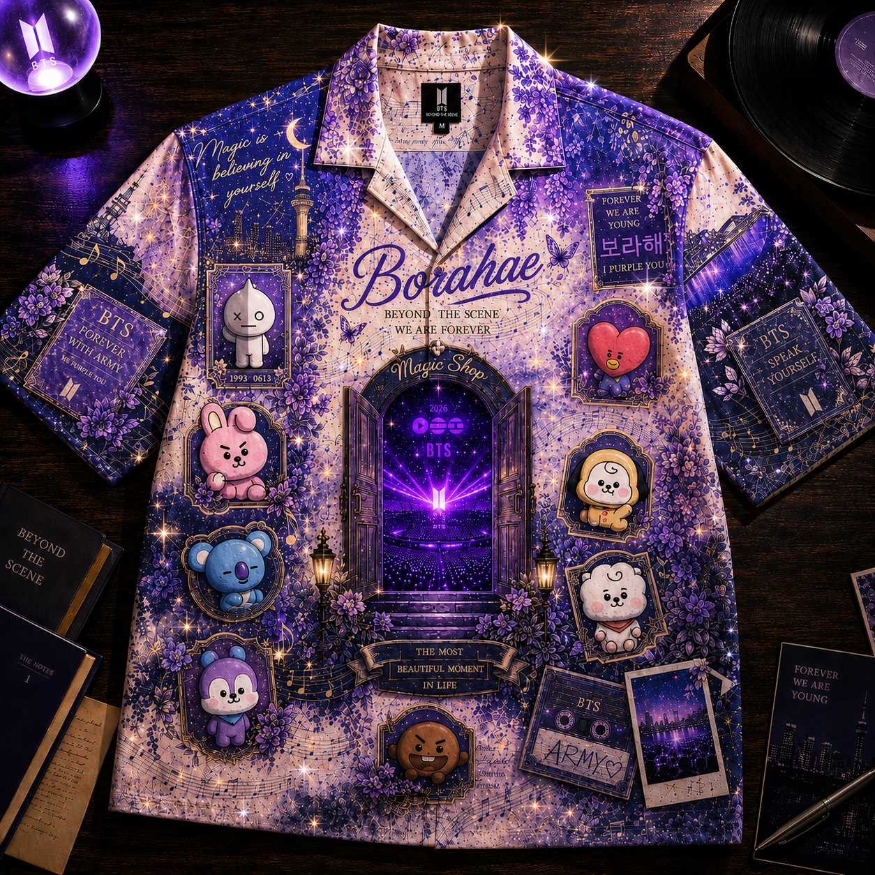 PREMIUM BTS HAWAIIAN SHIRT NTNA