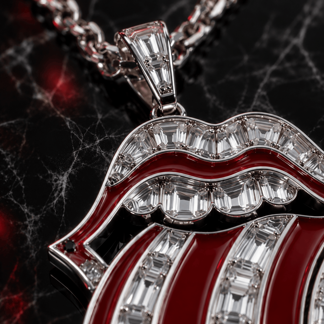 RLST Solid Gold Chain with Diamond Pendant TMH