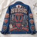 Premium NURSE Denim Jacket PTKL
