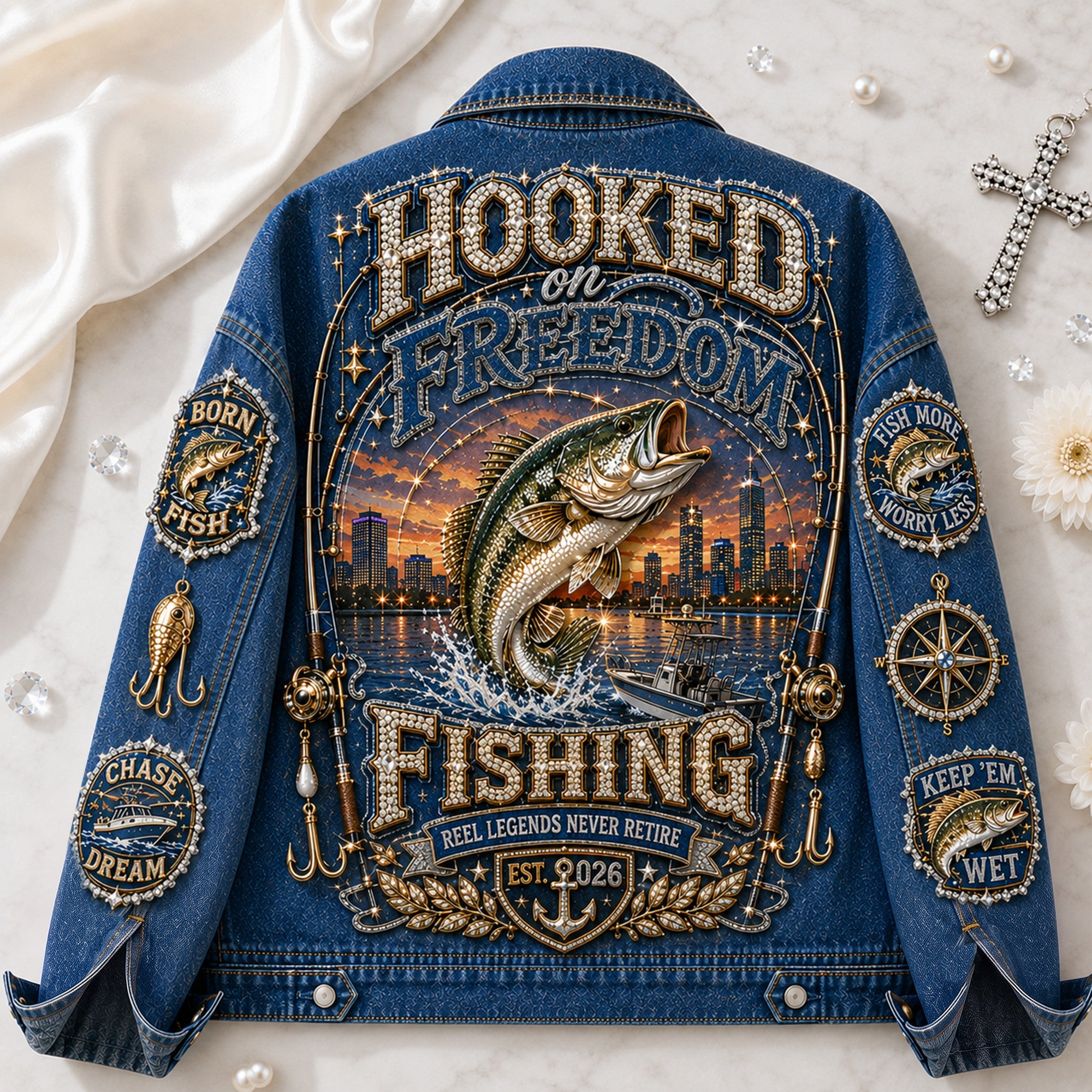 Premium FISH Denim Jacket PTKL