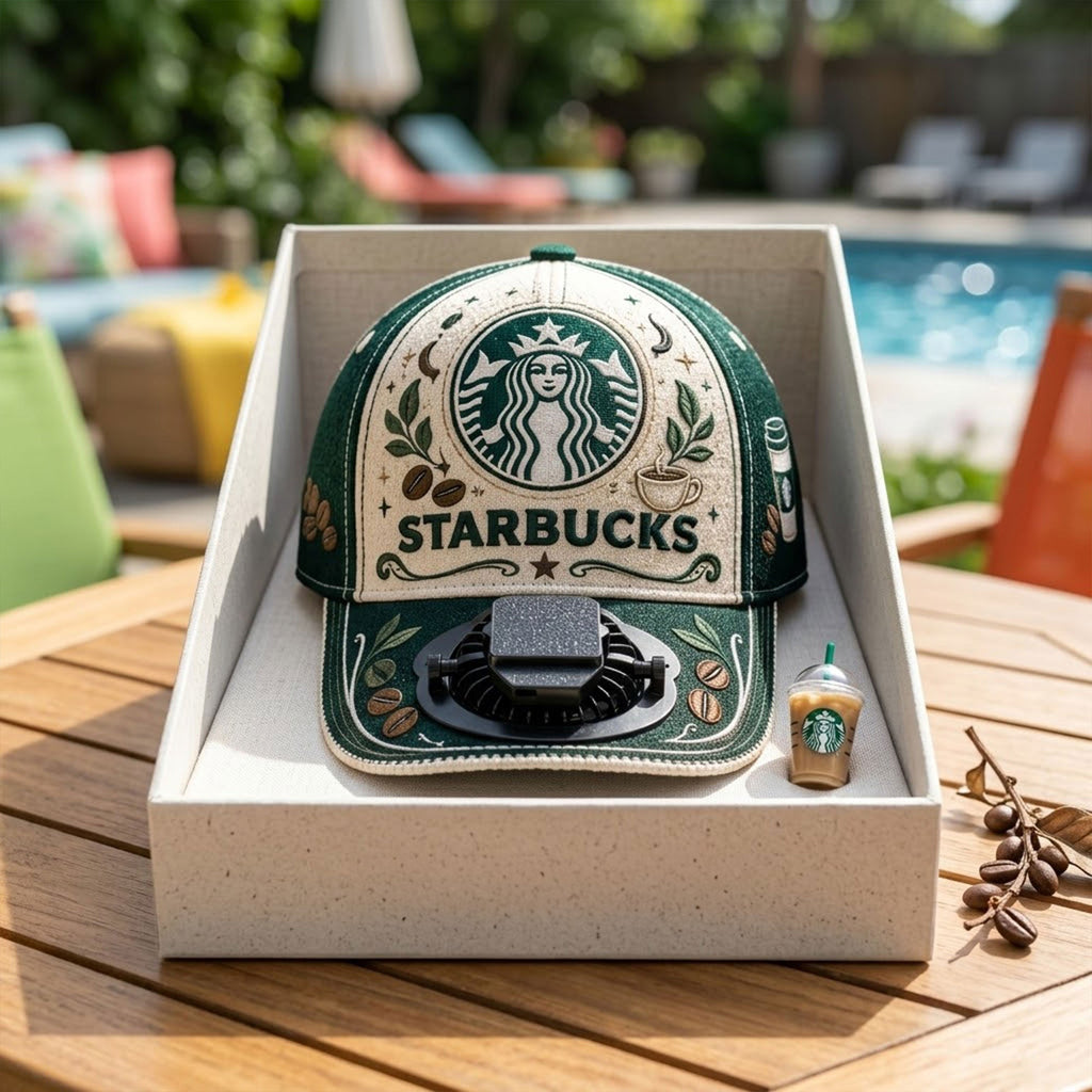 STBK Premium Rechargeable Fan Cap HQH