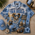 Premium UNC Hawaiian Shirt TNSM