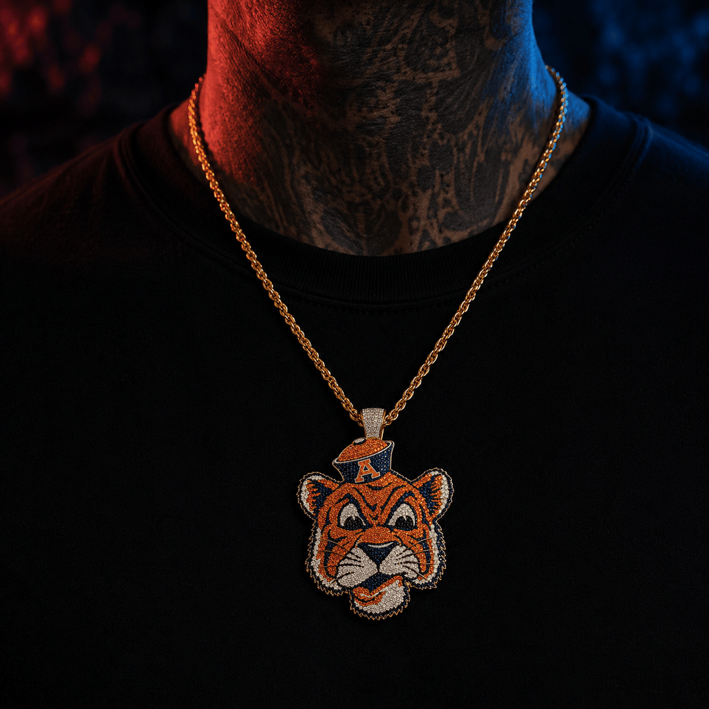 ABTG Solid Gold Chain with Diamond Pendant TMH