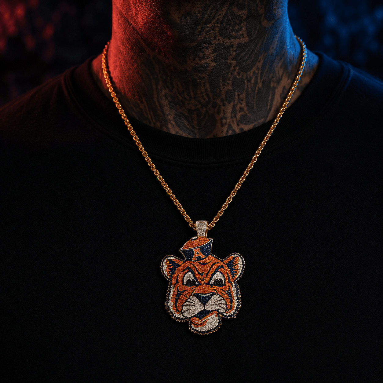 ABTG Solid Gold Chain with Diamond Pendant TMH