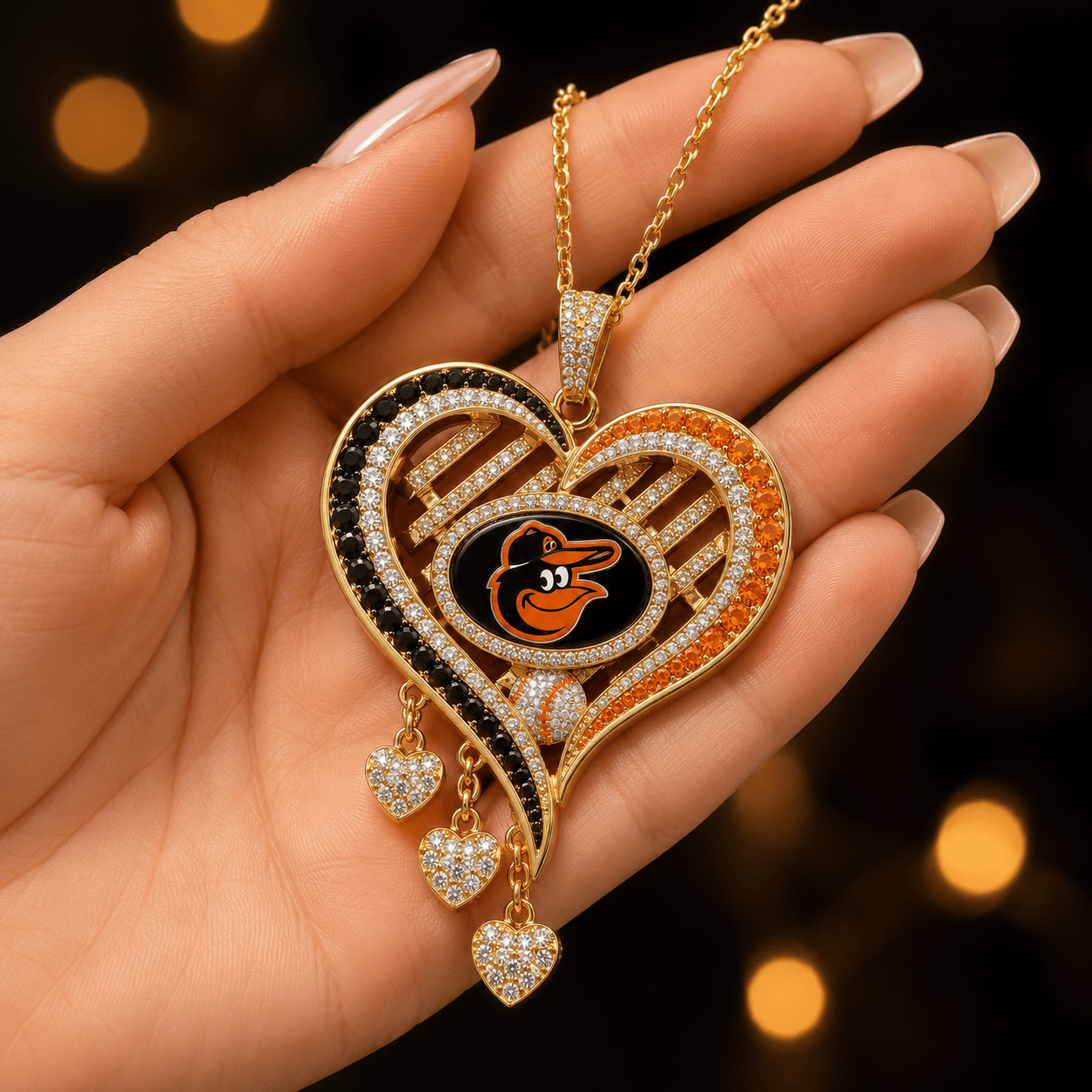 BTMO Solid Gold Chain with Diamond Pendant BMD