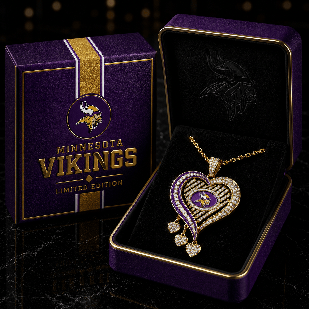 MNV Solid Gold Chain with Diamond Pendant TMH