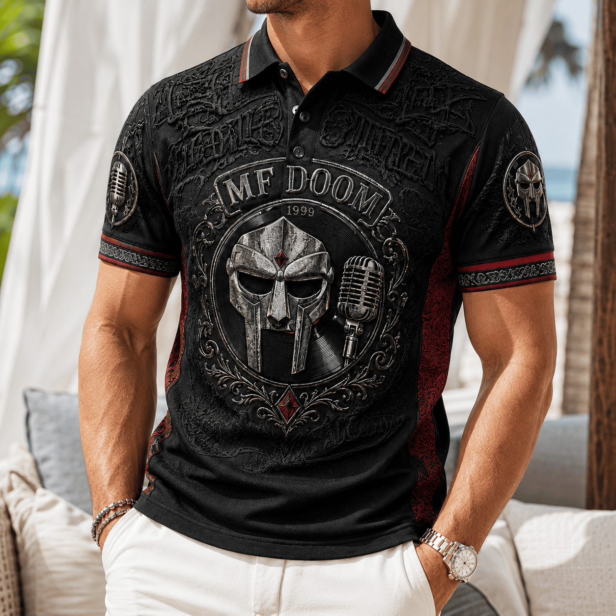 PREMIUM MFD EMBOSS POLO SHIRT HQH