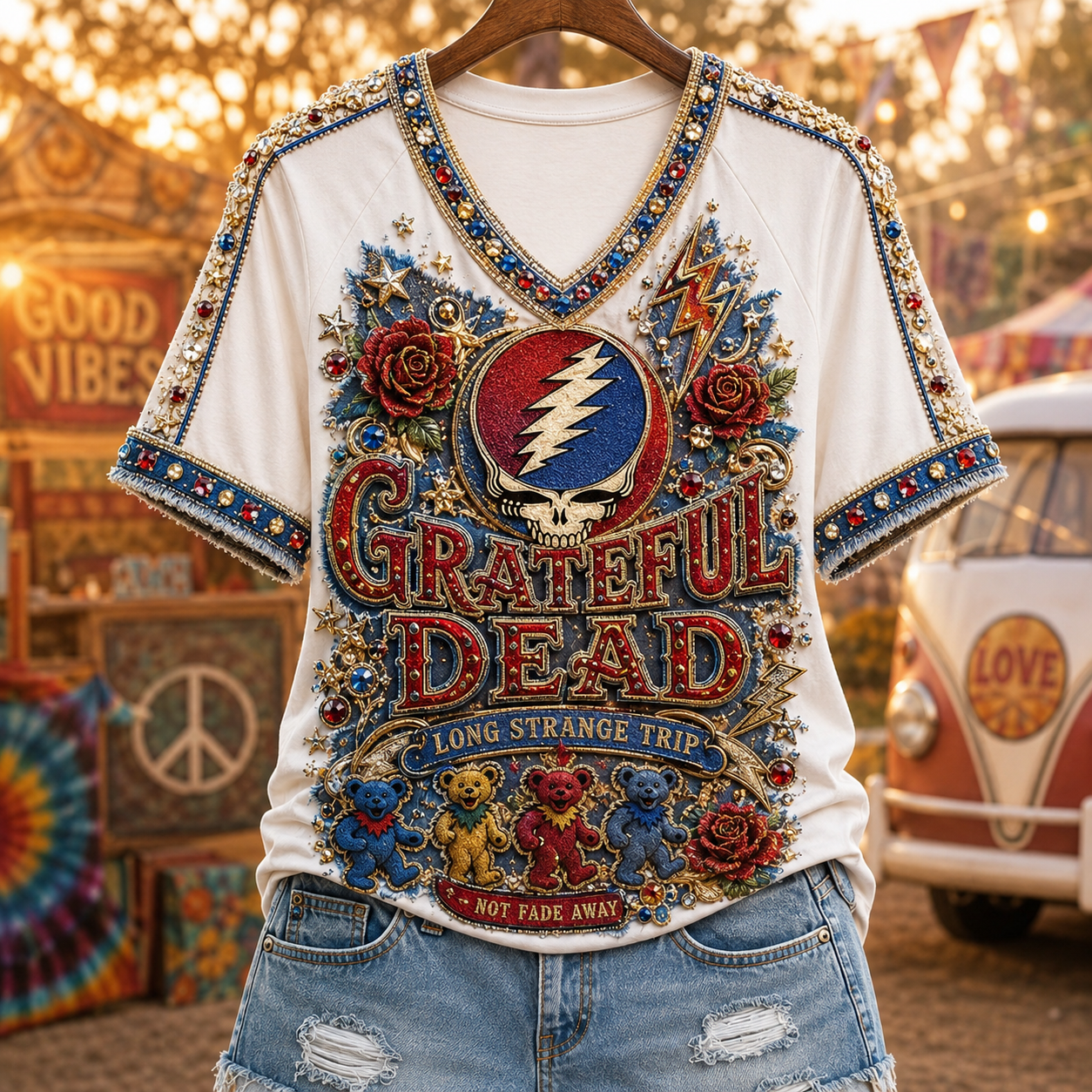 Premium GRFD V-neck Shirt PTKL