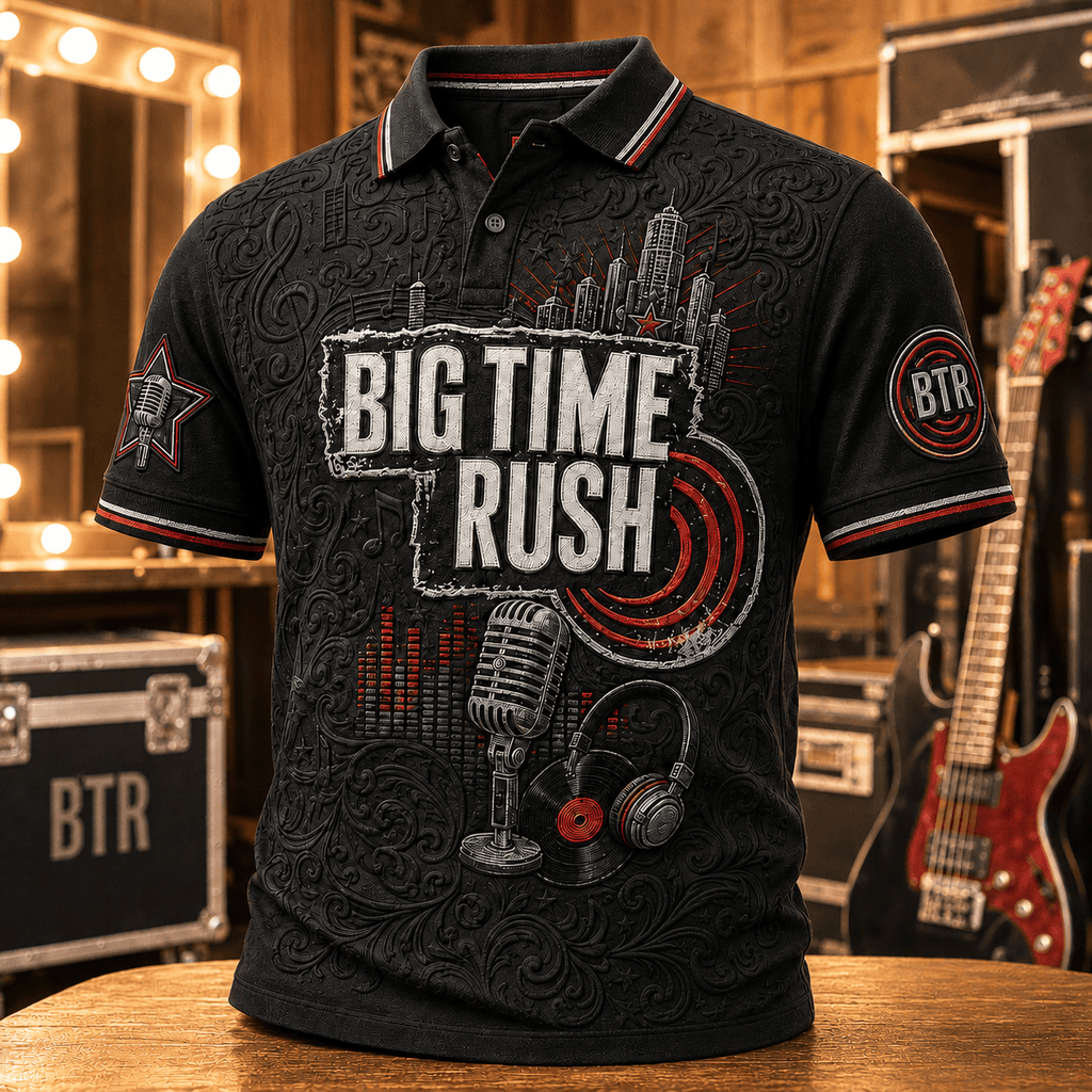 PREMIUM BTRH EMBOSS POLO SHIRT HQH
