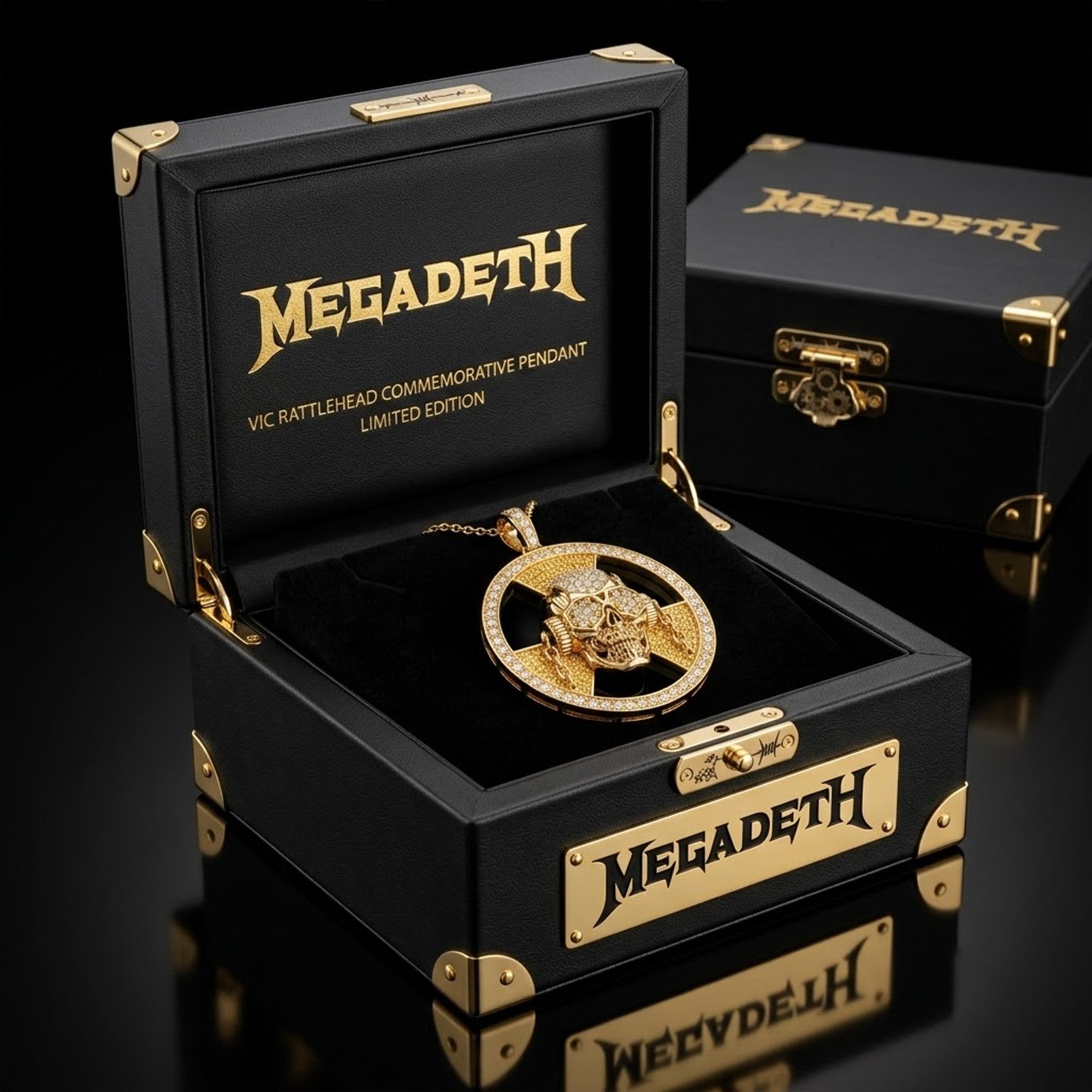 MGD Solid Gold Chain with Diamond Pendant BMD