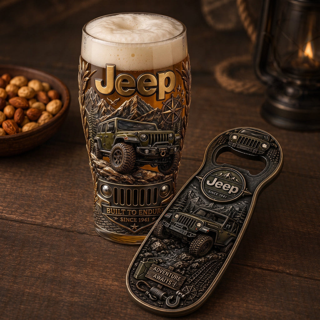 Premium JEP Beer Glass & Bottle Opener TNSM