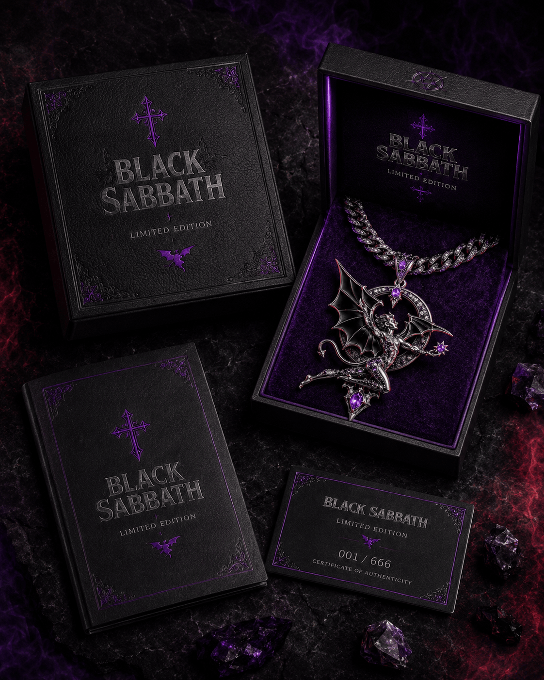 BLST Solid Gold Chain with Diamond Pendant BMD