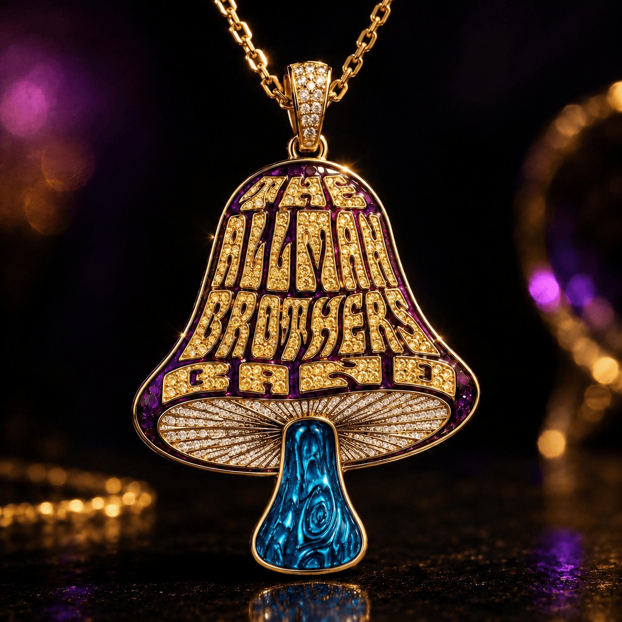 TABS Solid Gold Chain with Diamond Pendant TMH