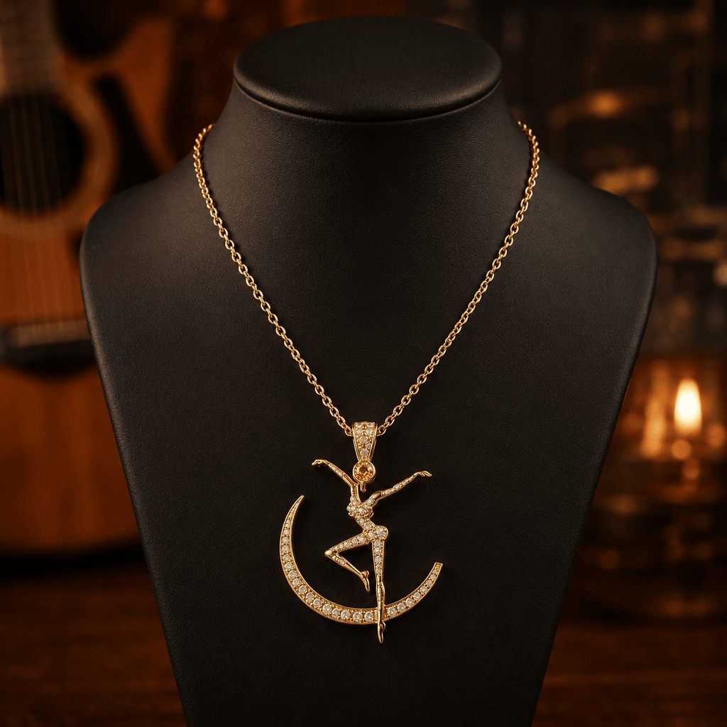 DMB Solid Gold Chain with Diamond Pendant TTTT