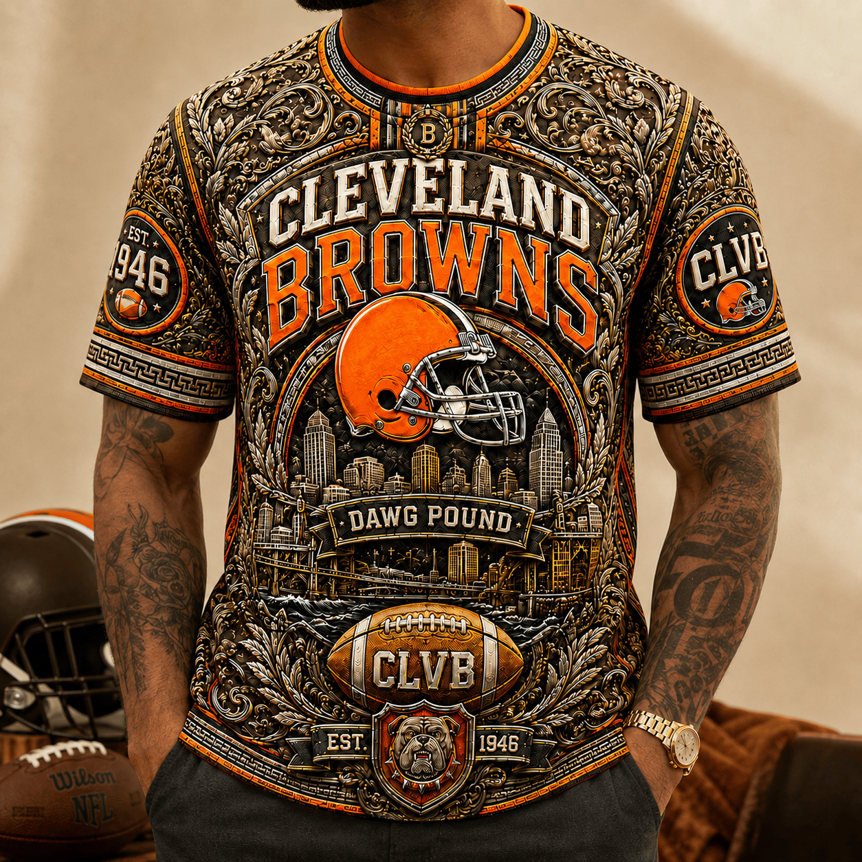 PREMIUM CLVB 3D EMBOSS SHIRT NTVA