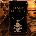 KNCN Solid Gold Chain with Diamond Pendant BMD
