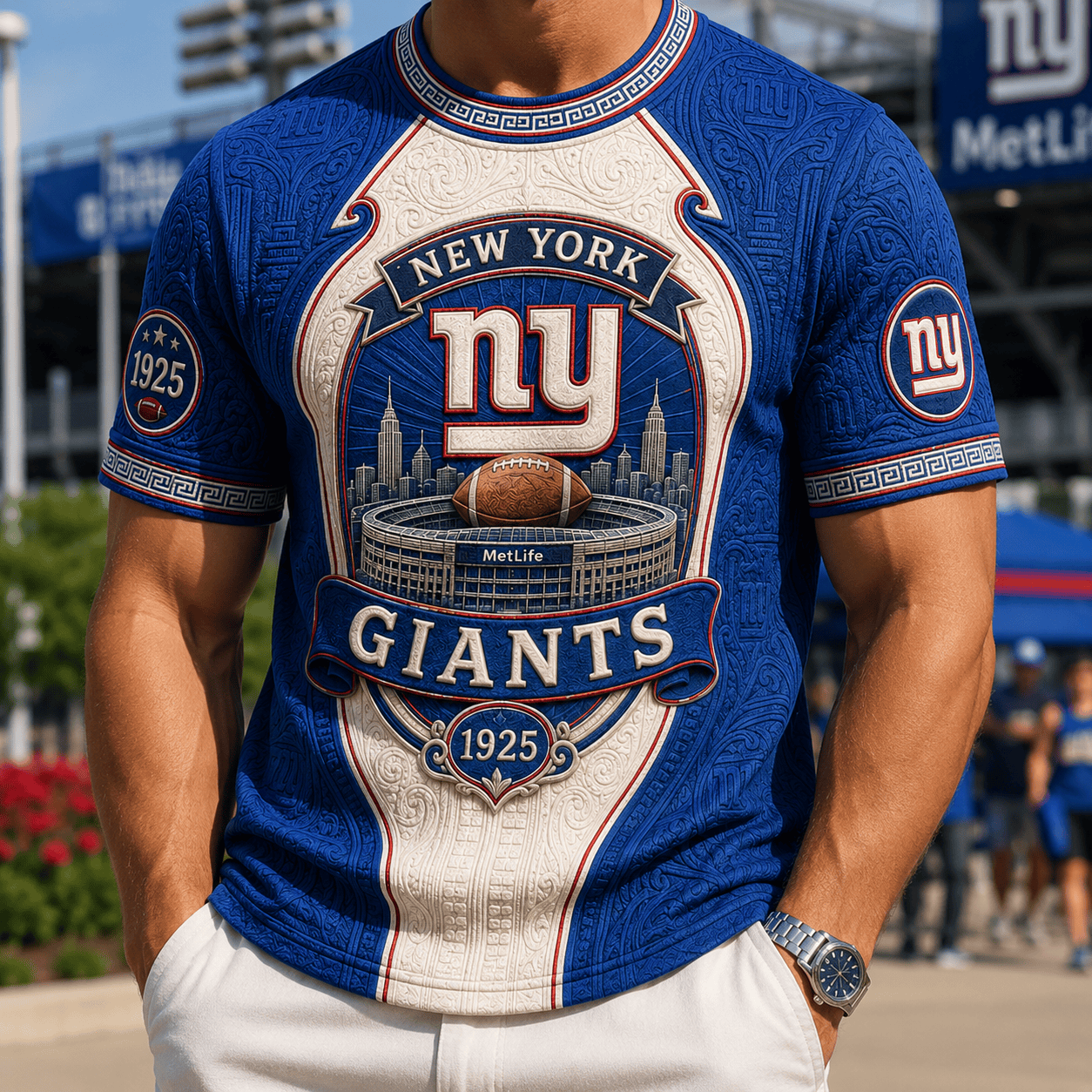 PREMIUM NYG 3D EMBOSS SHIRT HQH