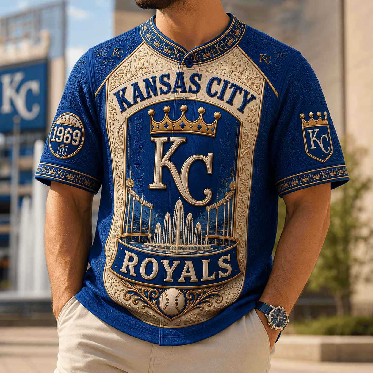 PREMIUM KCR 3D EMBOSS SHIRT HQH