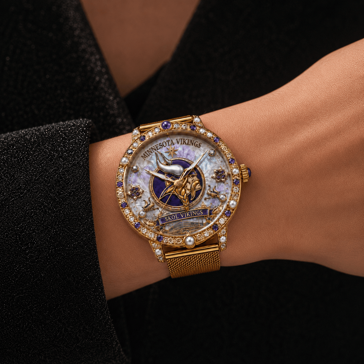 MNV Premium Minnesota Vikings Watch NTVA