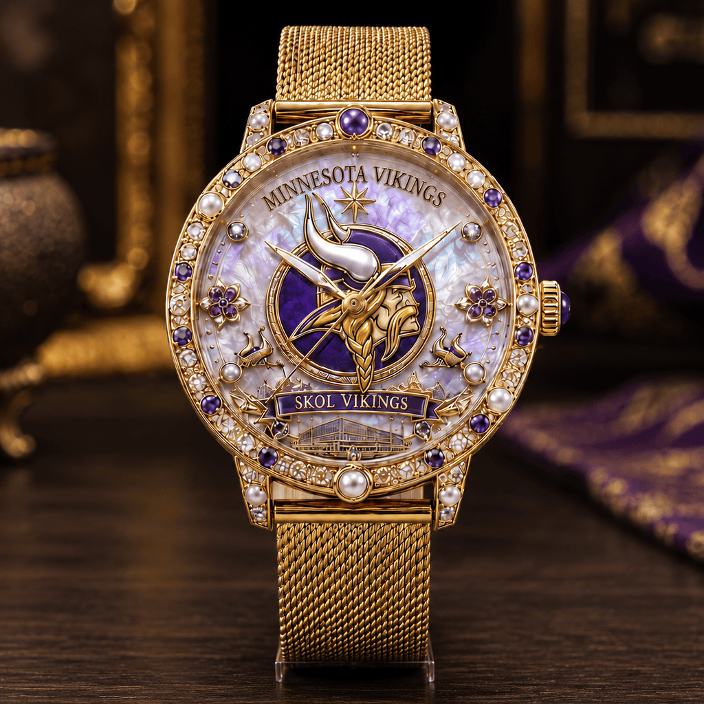 MNV Premium Minnesota Vikings Watch NTVA