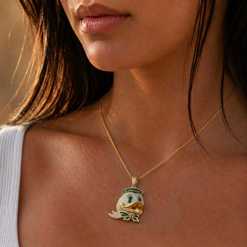 ORD Solid Gold Chain with Diamond Pendant BMD