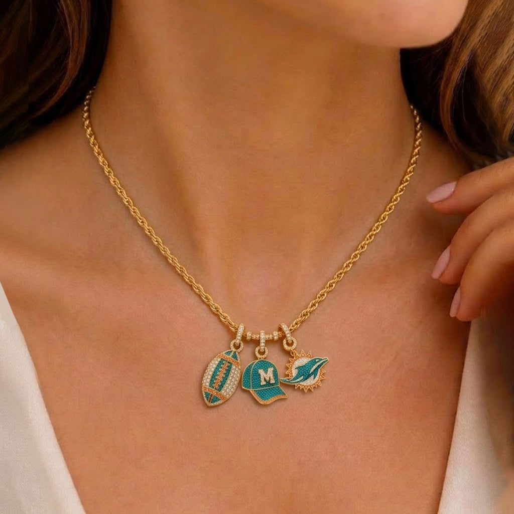 MDP Solid Gold Chain with Diamond Pendant TTTT