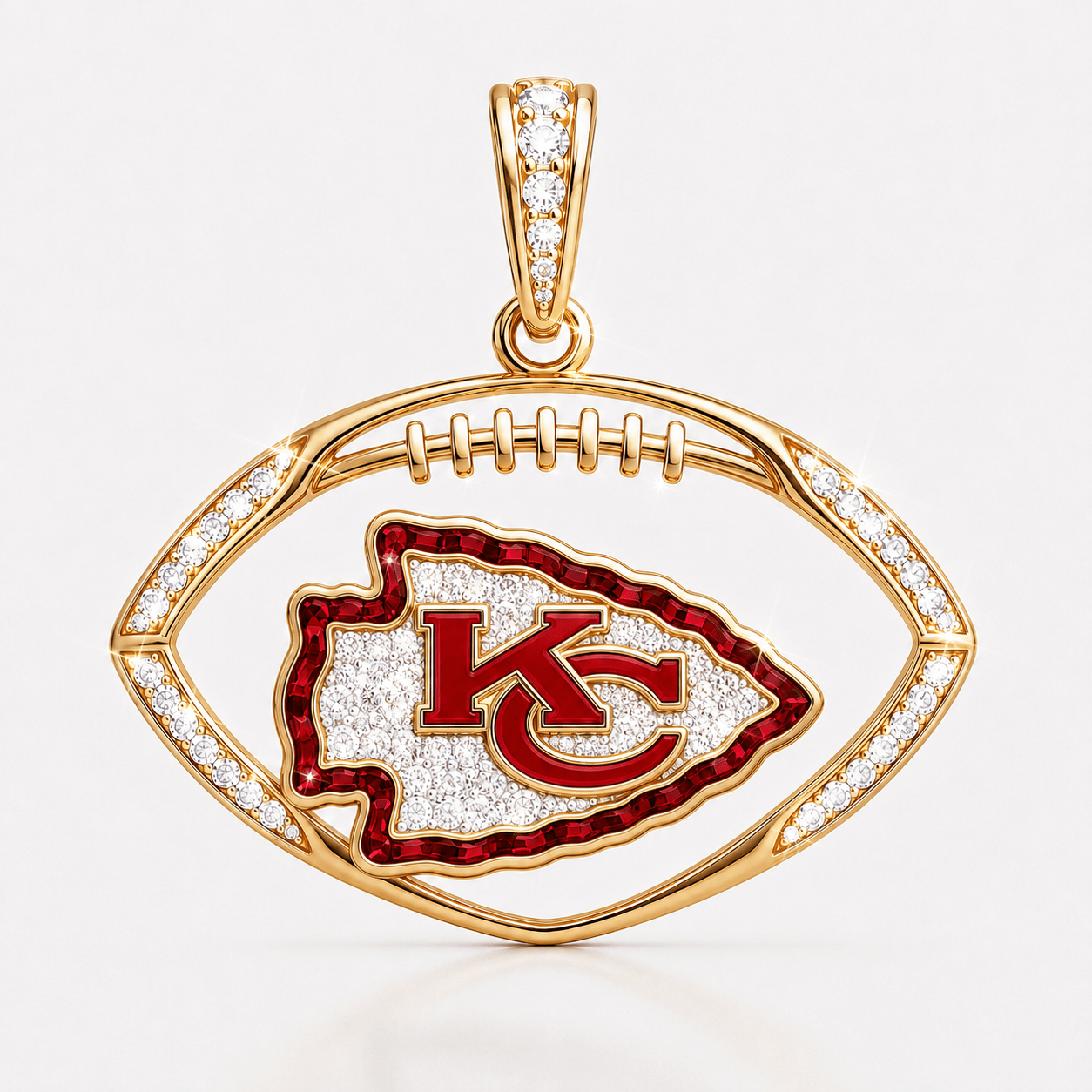 KCC Solid Gold Chain with Diamond Pendant TMH