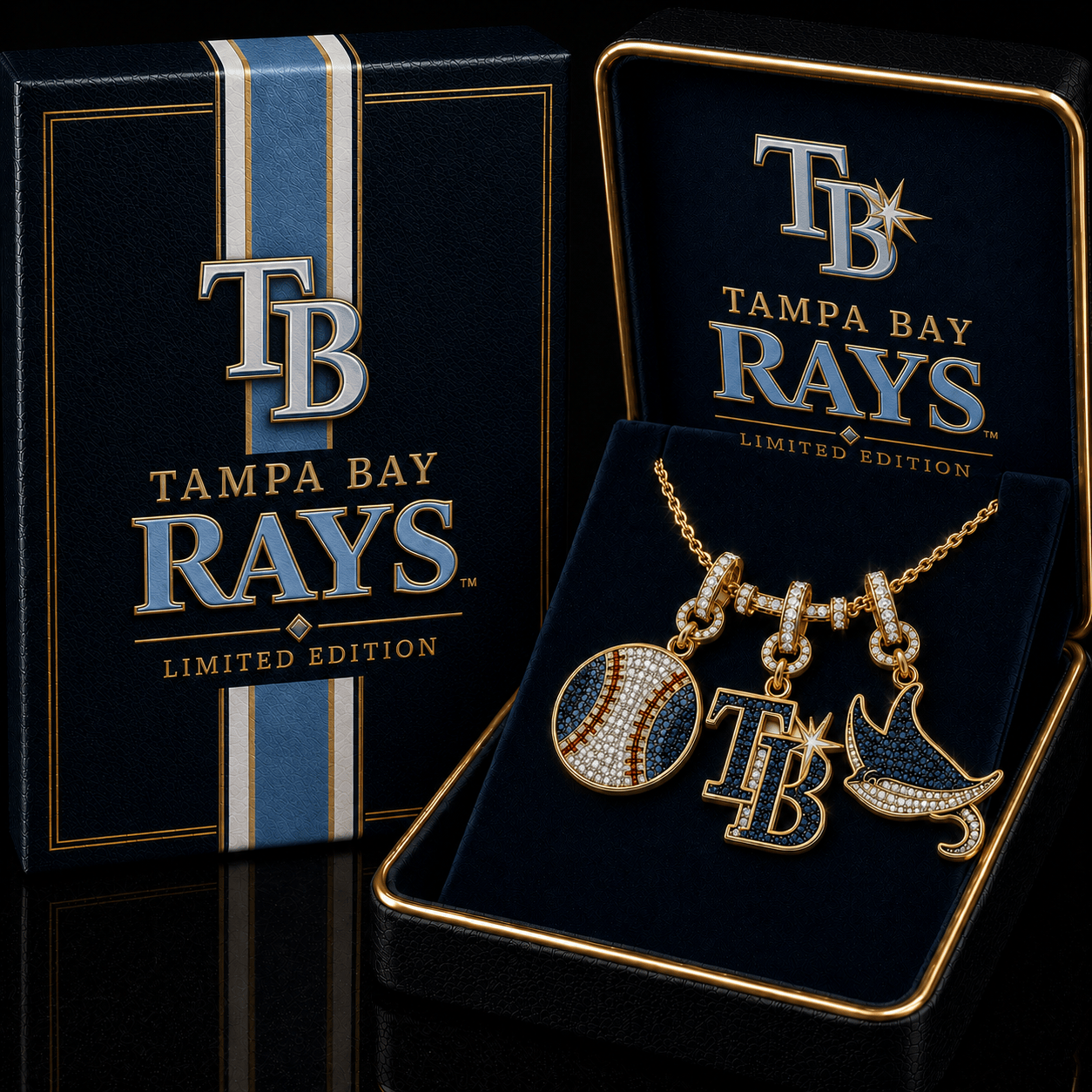 TPBR Solid Gold Chain with Diamond Pendant TTTT