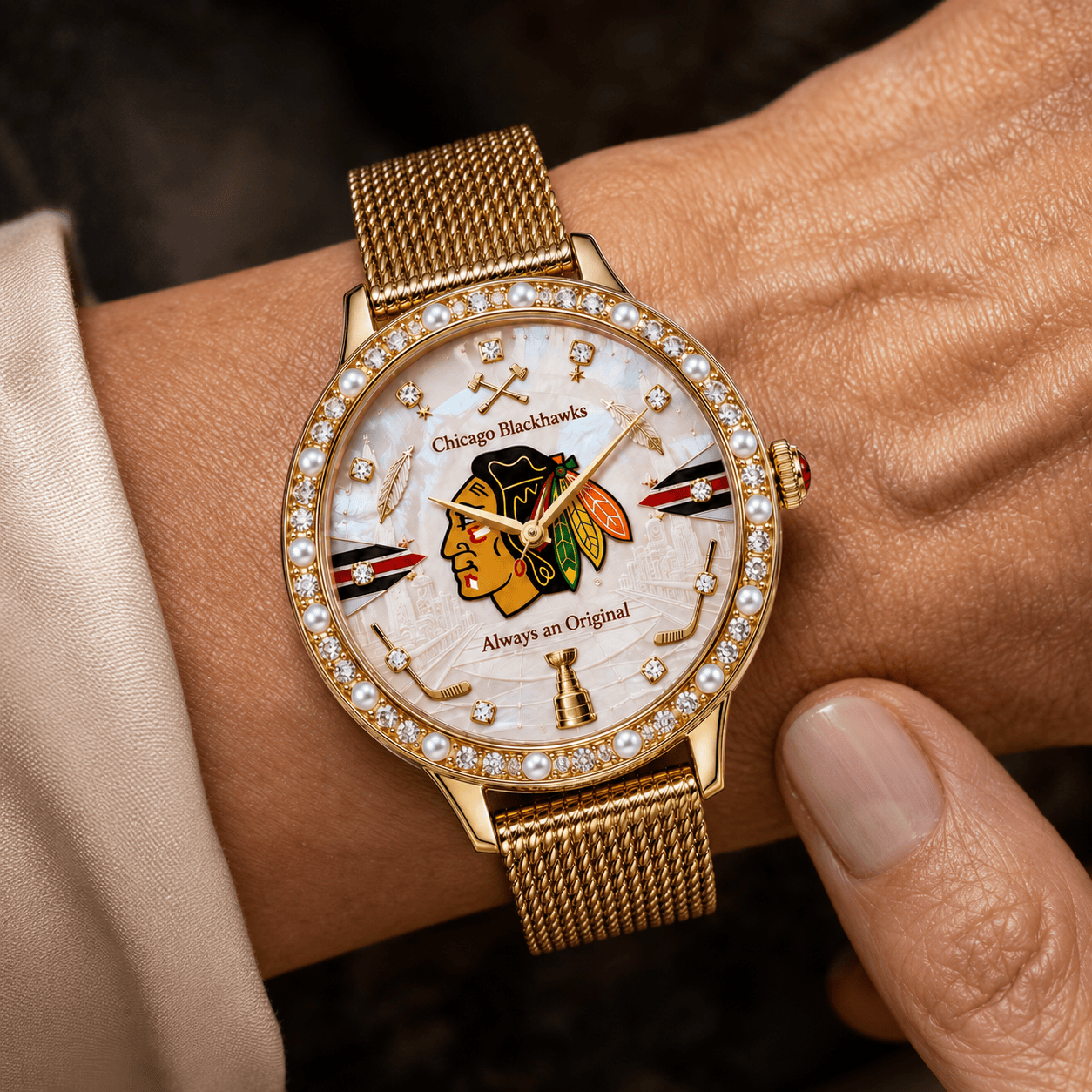 CBH Premium Chicago Blackhawks Watch NTVA