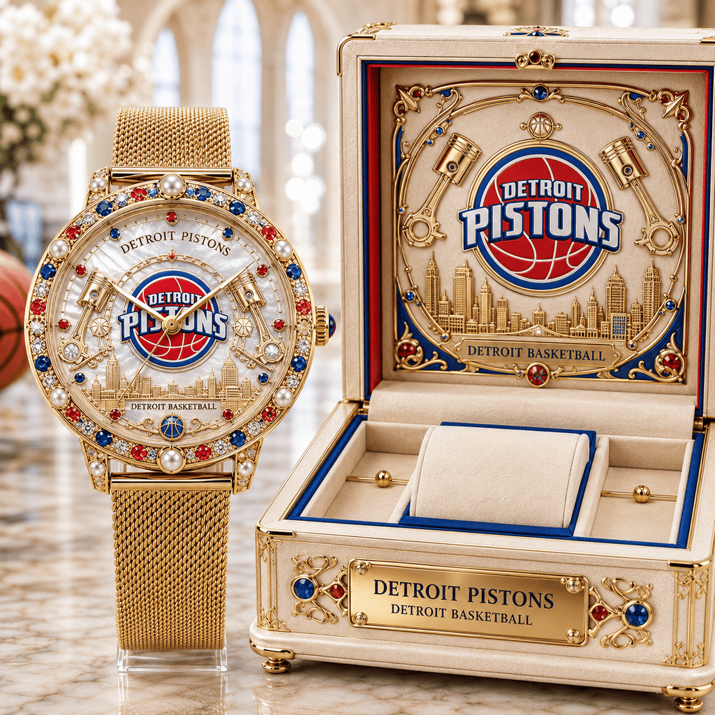DTP Premium Detroit Pistons Watch NTVA
