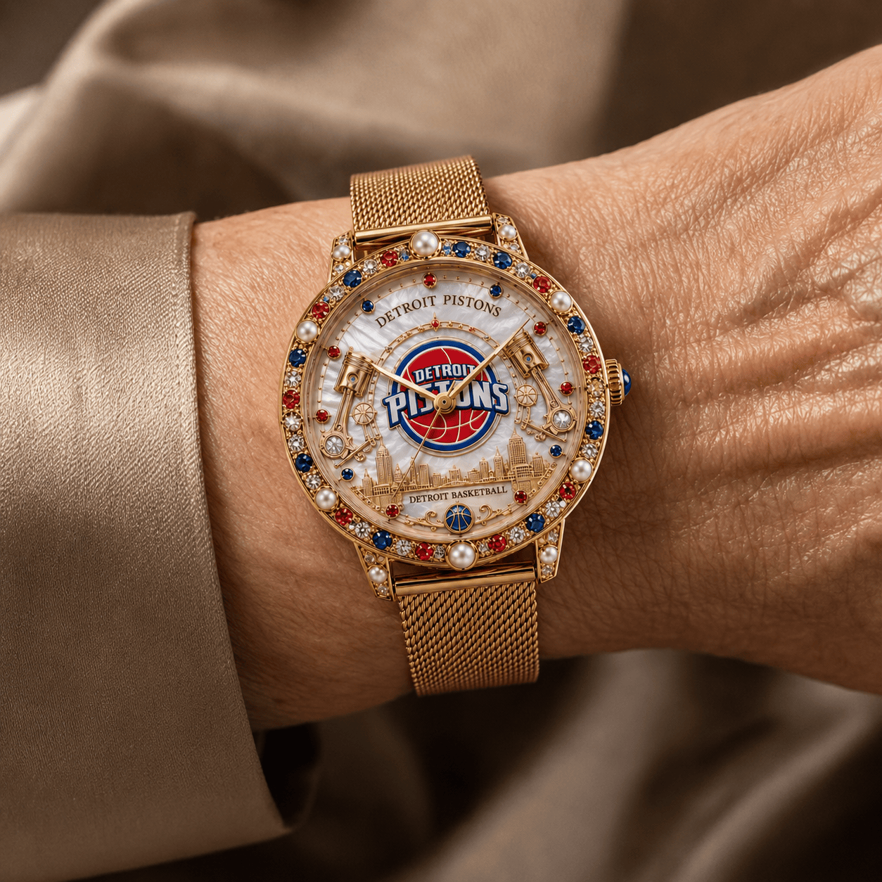 DTP Premium Detroit Pistons Watch NTVA