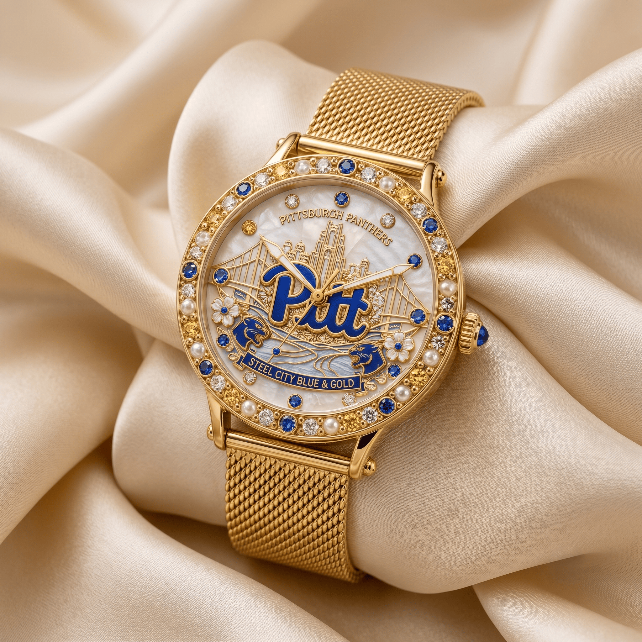 PITTS Stainless Steel Watch HTTT