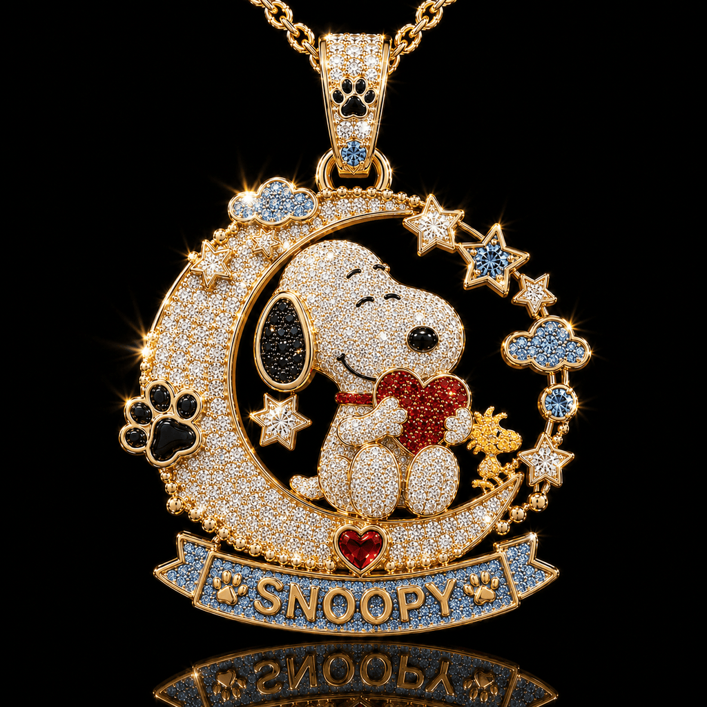 SNPY Solid Gold Chain with Diamond Pendant PDL
