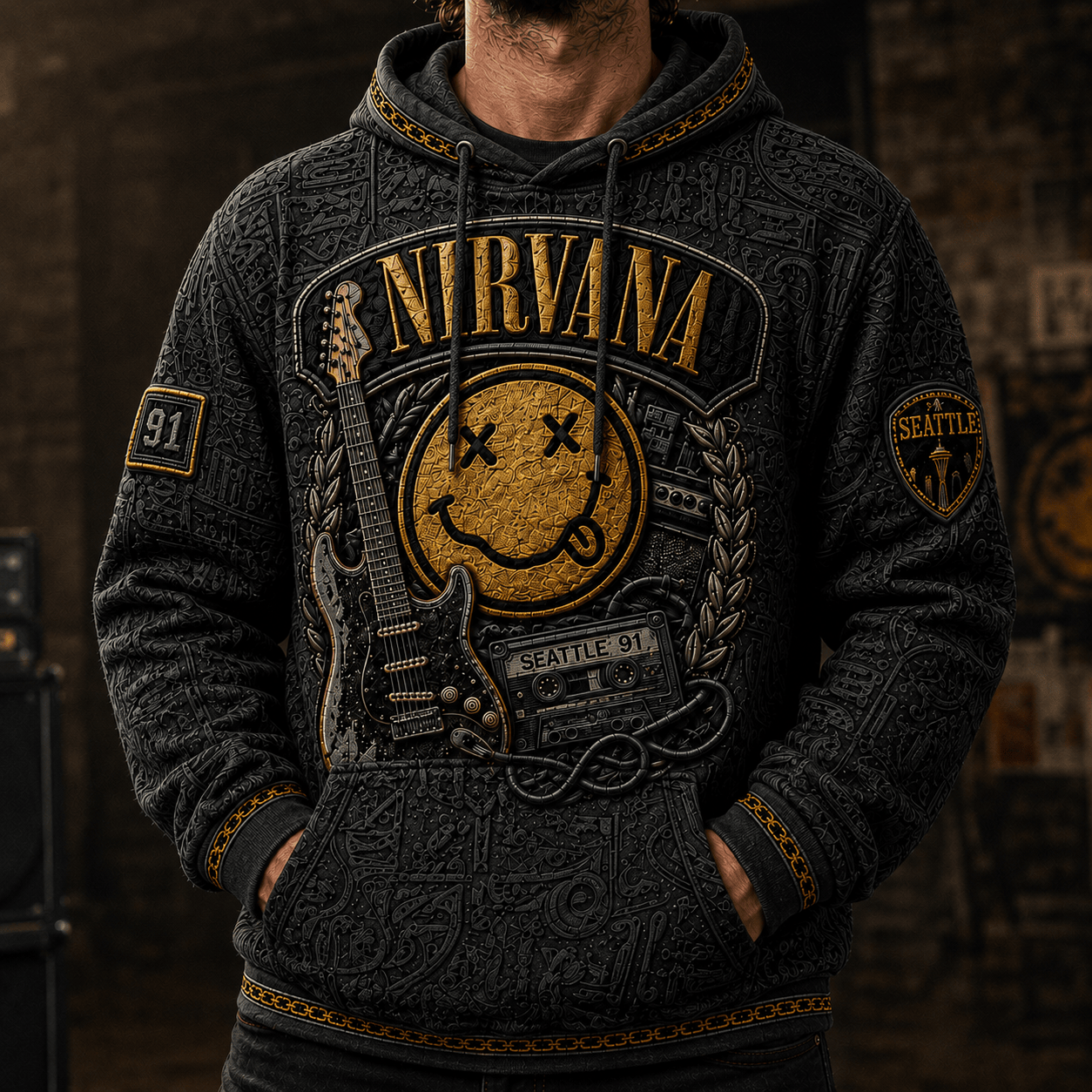 Premium NVN 3D Embossed Shirt TNSM