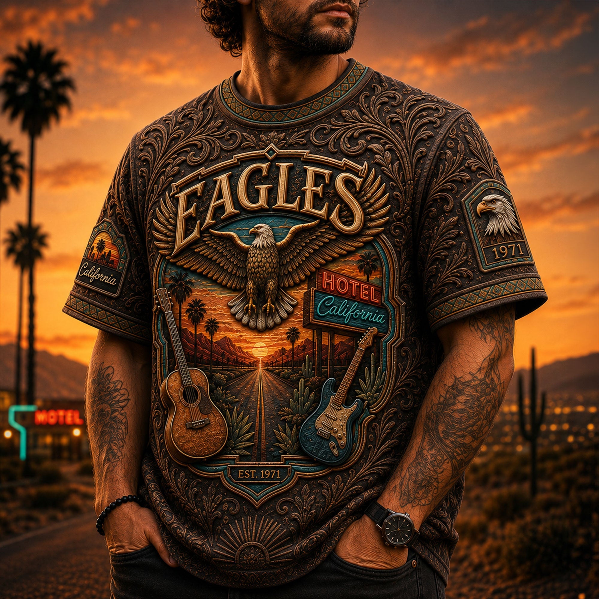 Premium EGL 3D Embossed Shirt TNSM