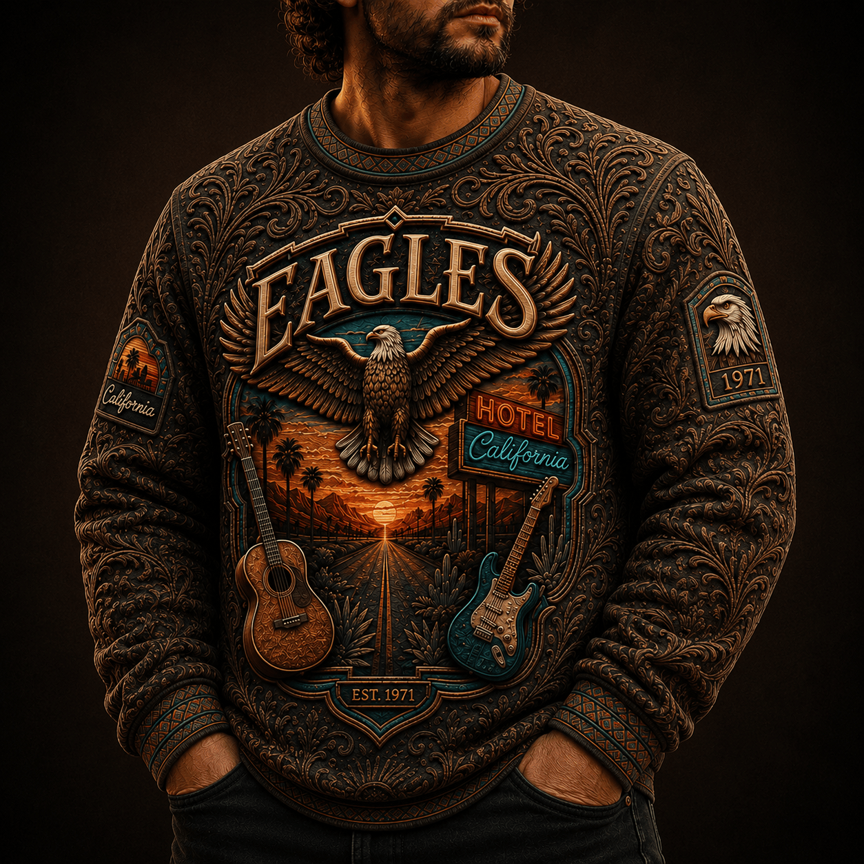 Premium EGL 3D Embossed Shirt TNSM