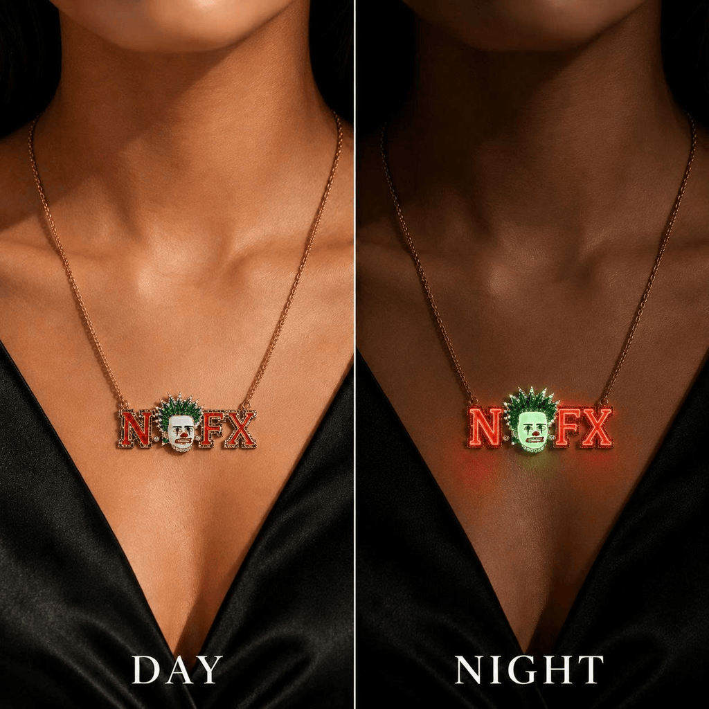NOFX Solid Gold Chain with Diamond Pendant BMD