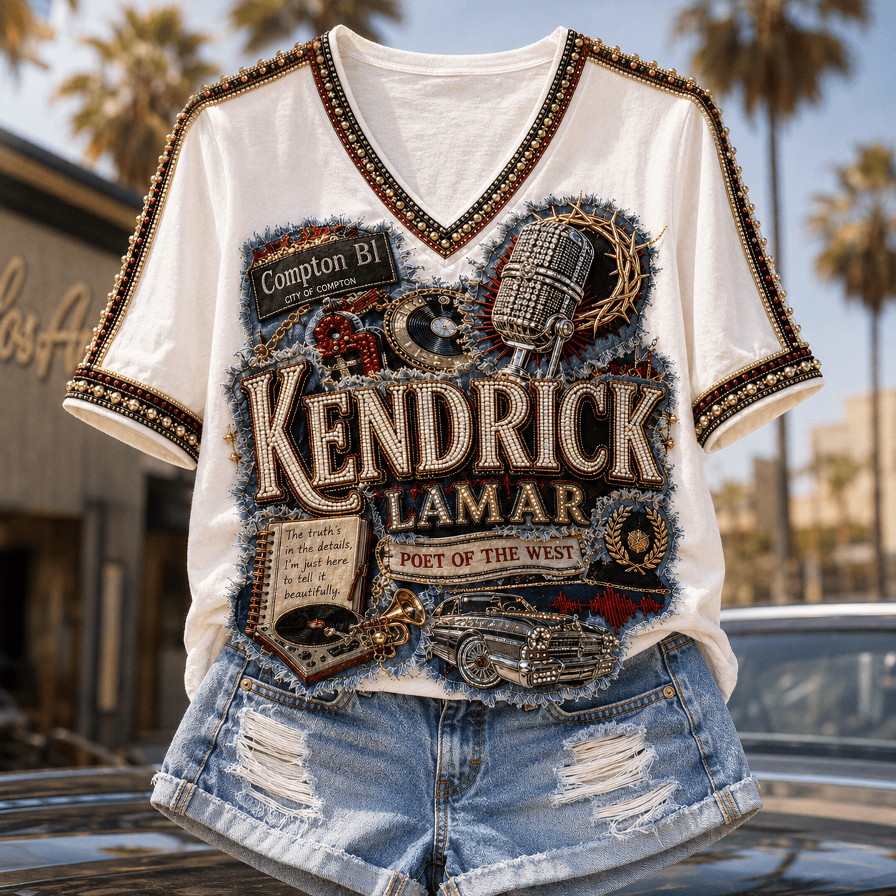 Premium KDL V-neck Shirt NTNA