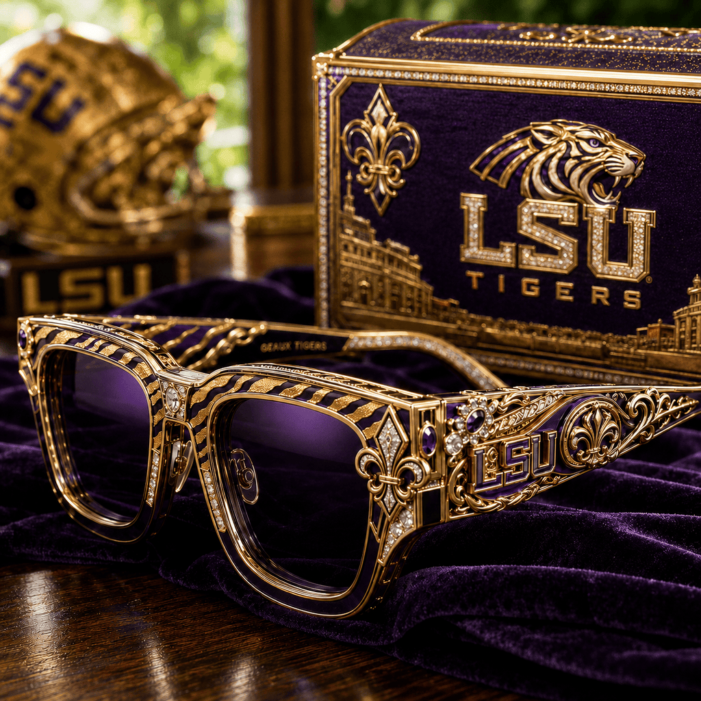 PREMIUM LSU UNISEX SUNGLASSES LNTH