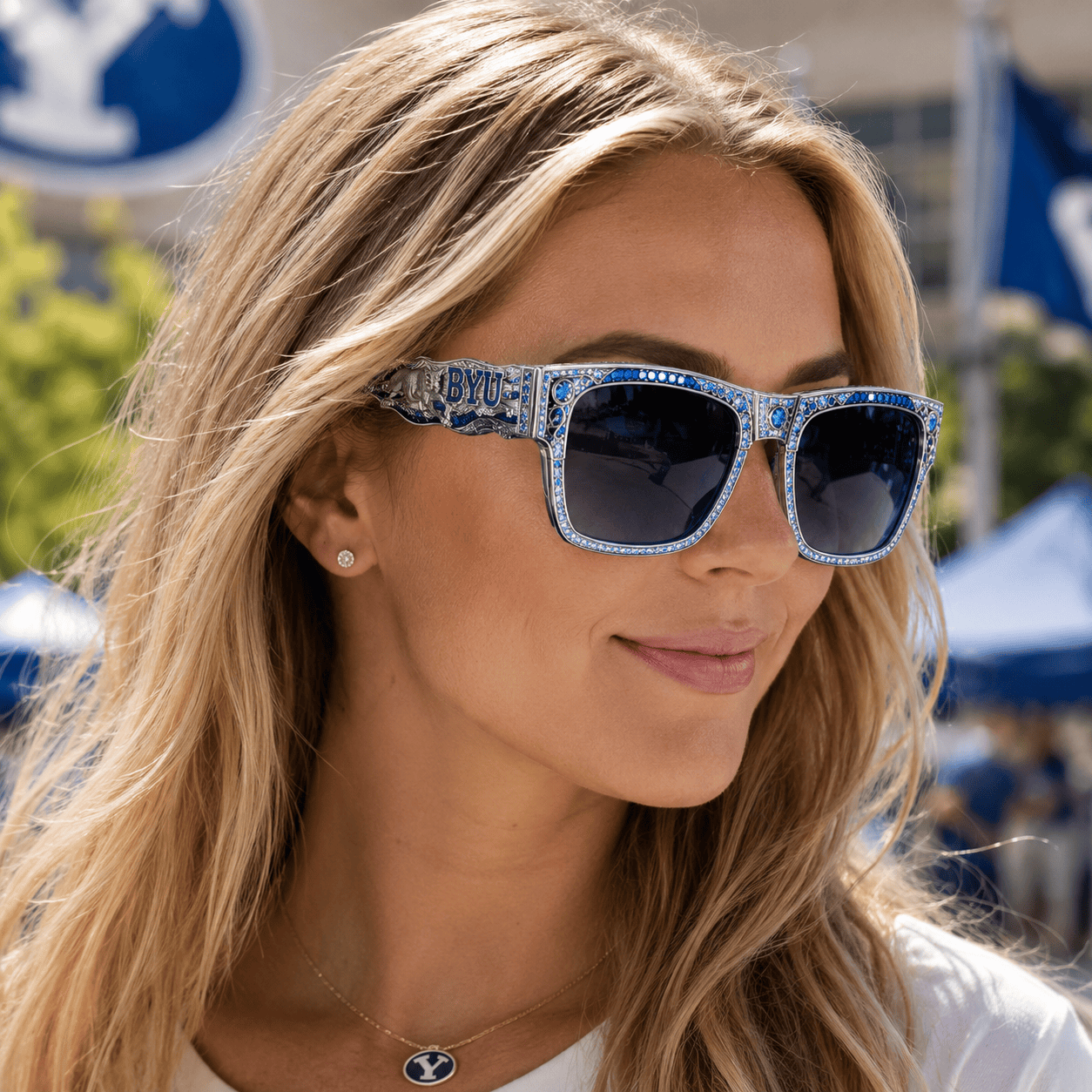PREMIUM BYU UNISEX SUNGLASSES LNTH