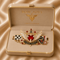 BJV Elegant Gold Hair Clip For Women TMH