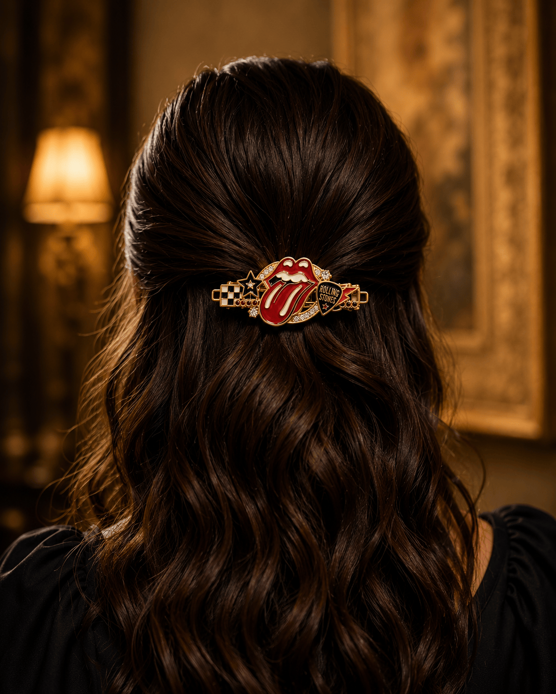 RLST Elegant Gold Hair Clip For Women TMH
