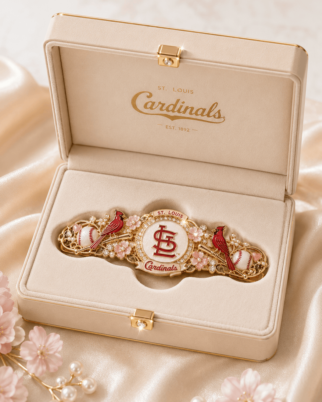 SLVC Elegant Gold Hair Clip For Women TMH