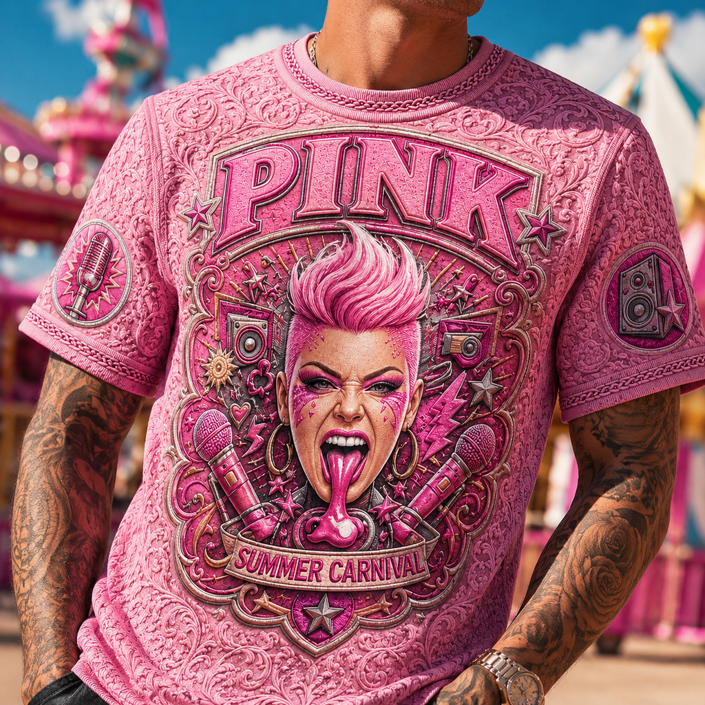 PREMIUM PNK 3D EMBOSS SHIRT TTNL