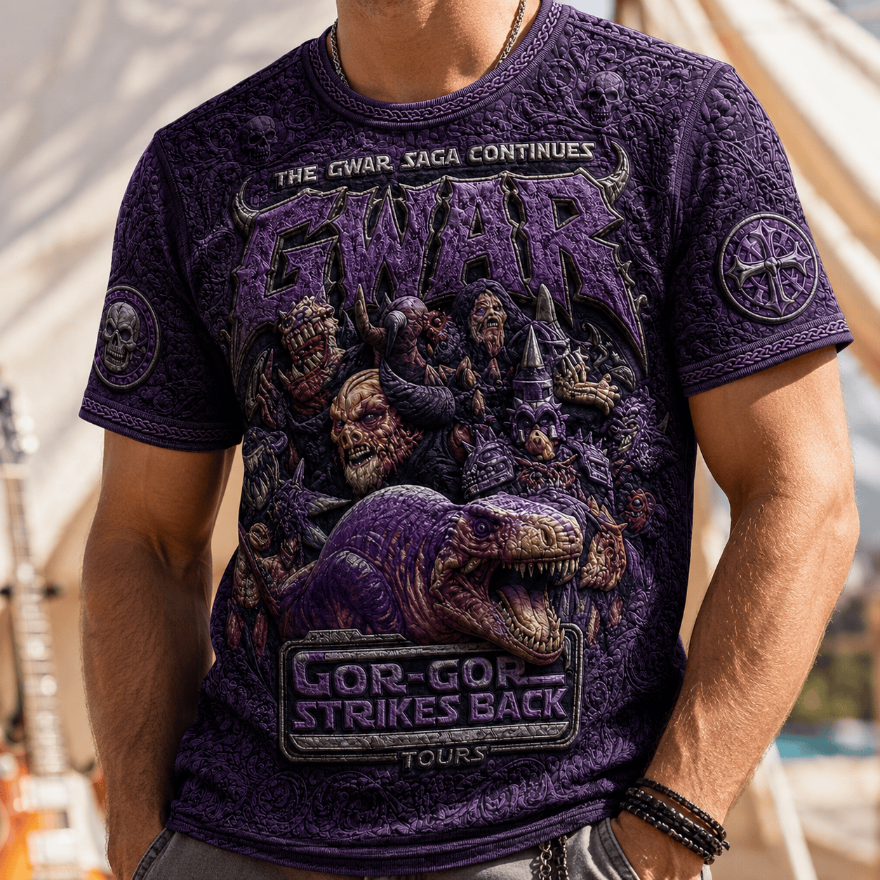 PREMIUM GWAR 3D EMBOSS SHIRT TTNL