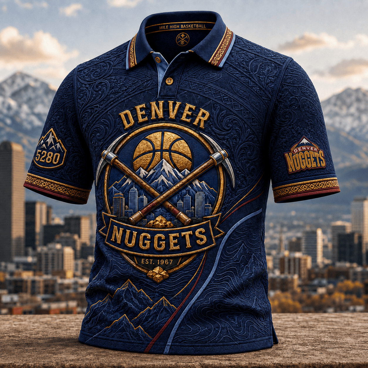 PREMIUM DVNG EMBOSS POLO SHIRT DBD