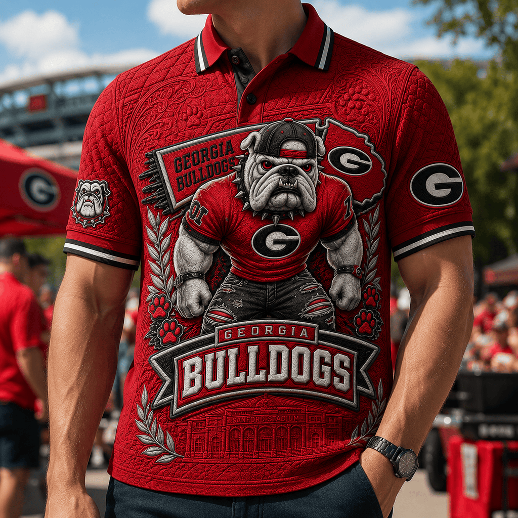 PREMIUM GGBD EMBOSS POLO SHIRT HQH