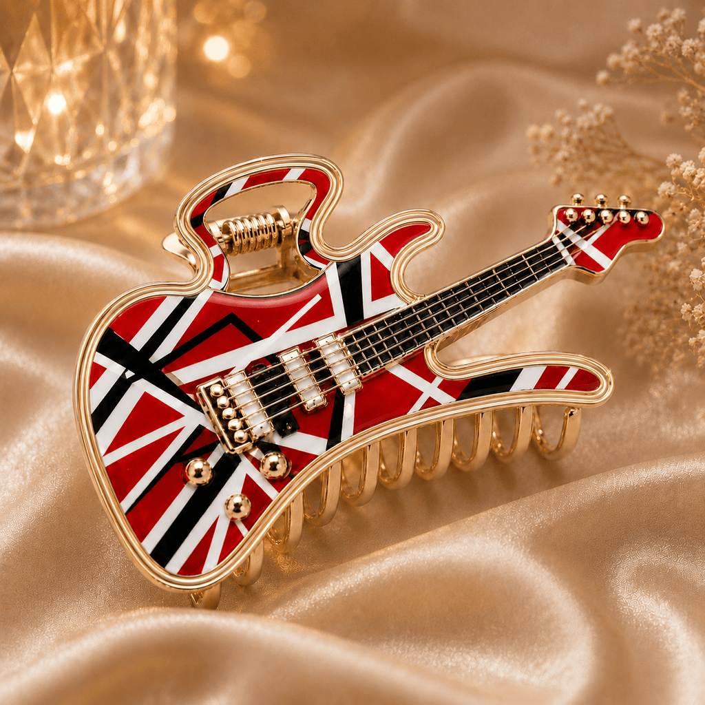 VHL Elegant Gold Hair Clip For Women TMH
